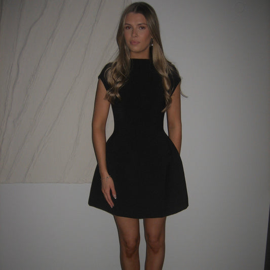 The ultimate cap sleeve mini dress